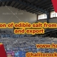 Production of edible salt