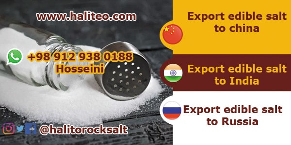 Production of edible salt